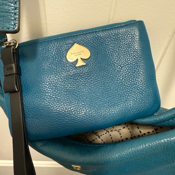 Kate Spade Teal Shoulder Bag - Picture 2 of 10